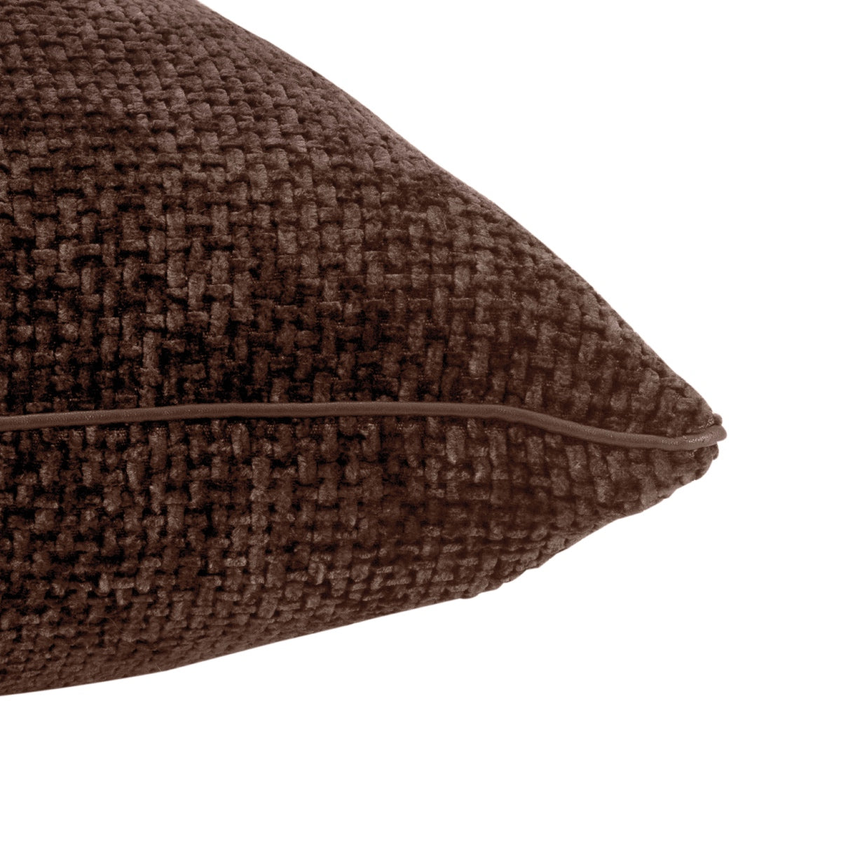 Almofada Decorativa — Almofada Decorativa Chenille — Coleção Chenilla Castanho 40x60cm — Castanho — 40x60cm