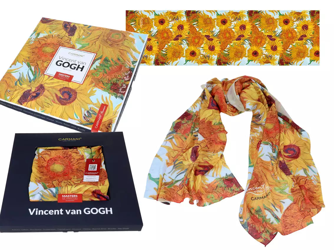 Echarpe — Vincent van Gogh, Girassóis — CARMANI
