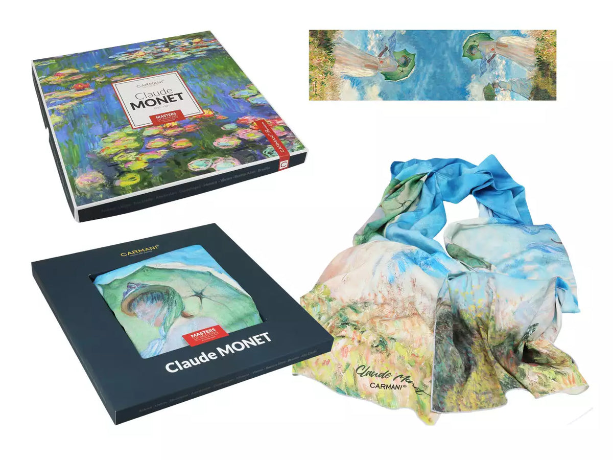 Echarpe — Claude Monet, Mulher com Sombrinha — CARMANI