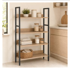 Estante 4 prateleiras 60x28x126 cm — Adriano Bandeira