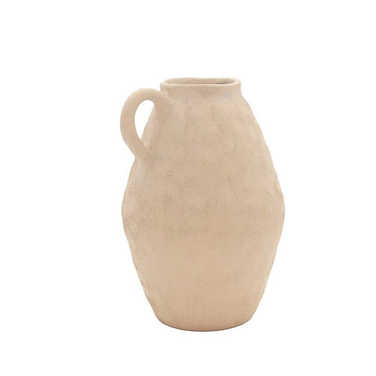 Jarro Decorativo — Jarro Decorativo Gres — Coleção Masaka Bege 30cm — Bege — 30cm