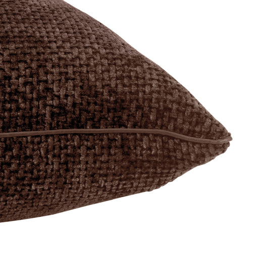 Almofada Decorativa — Almofada Decorativa Chenille — Coleção Chenilla Castanho 40x60cm — Castanho — 40x60cm