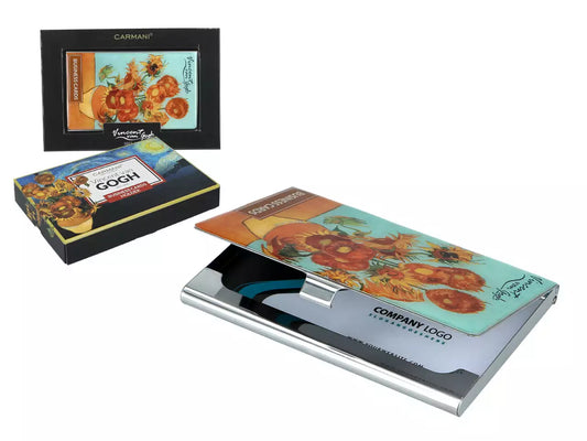 Porta-cartões — Vincent van Gogh, Girassóis — CARMANI