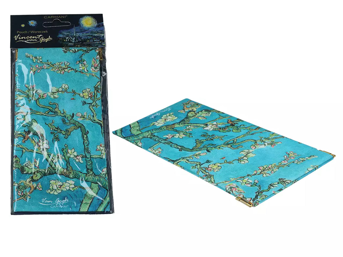 Bolsa para óculos e organização — Vincent van Gogh, Amendoeira em Flor — CARMANI