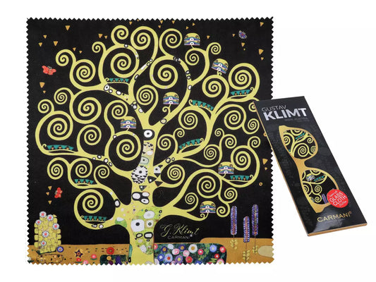 Pano para limpeza de óculos — Gustav Klimt, A Árvore da Vida — CARMANI