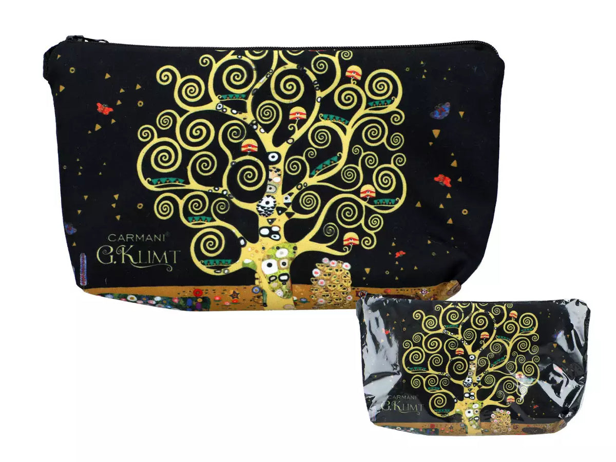Bolsa de cosmética — Gustav Klimt, A Árvore da Vida — CARMANI
