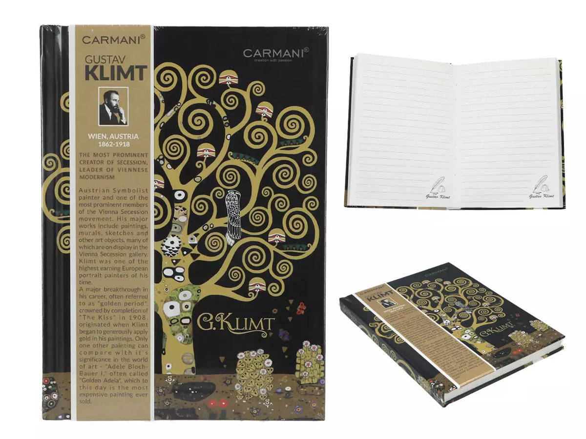 Caderno — Gustav Klimt, A Árvore da Vida — CARMANI