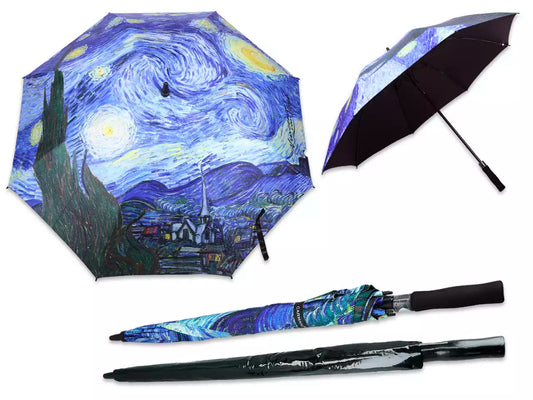 Guarda-chuva automático — Vincent van Gogh, Noite Estrelada — CARMANI
