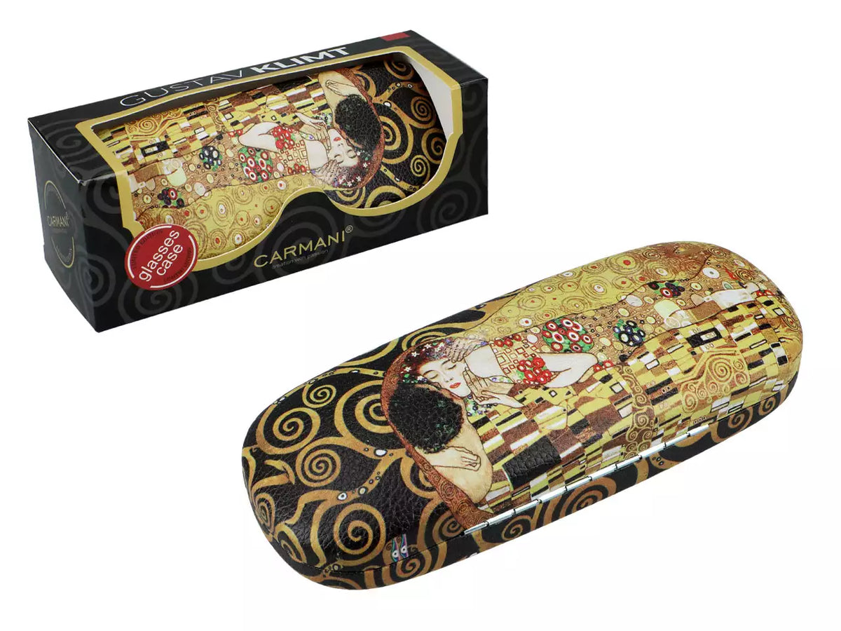 Estojo para óculos — Gustav Klimt, O Beijo — CARMANI