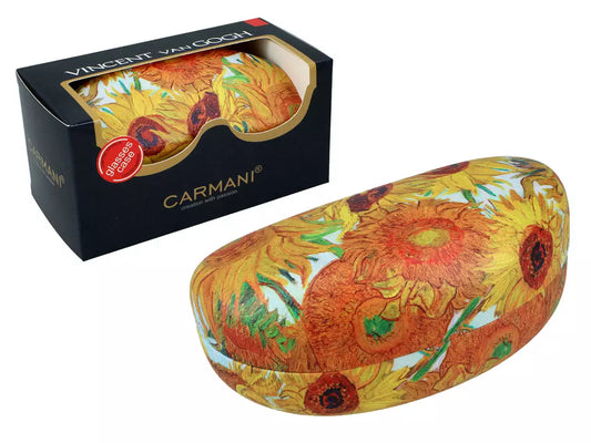 Estojo para óculos — Vincent van Gogh, Girassóis — CARMANI