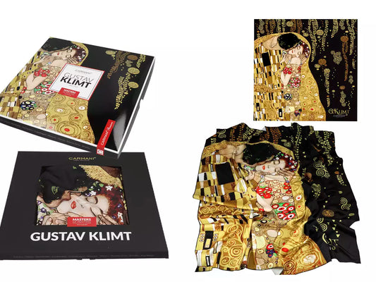 Lenço — Gustav Klimt, O Beijo — CARMANI