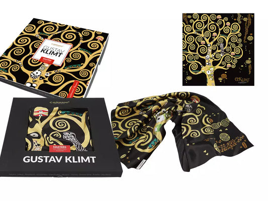 Lenço — Gustav Klimt, A Árvore da Vida — CARMANI