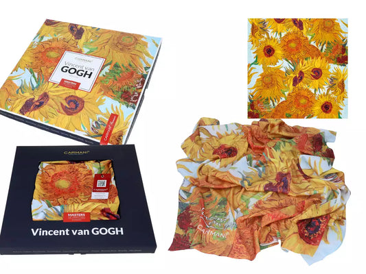 Lenço — Vincent van Gogh, Girassóis — CARMANI
