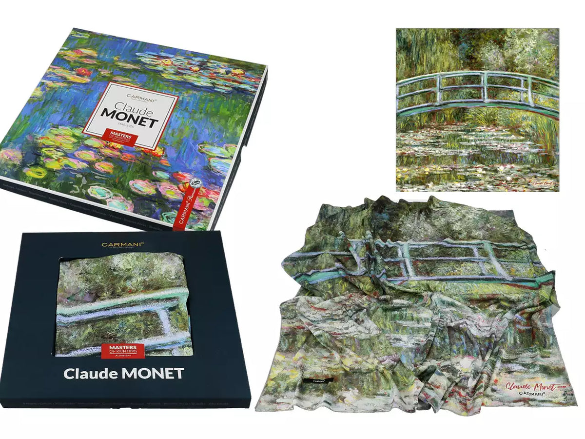 Lenço — Claude Monet, Lago de Nenúfares — CARMANI