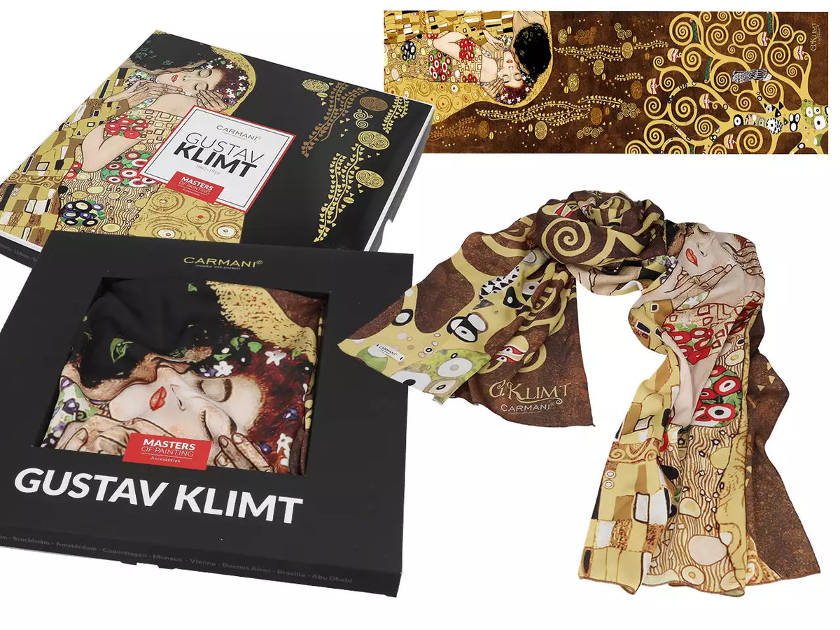Echarpe — Gustav Klimt, O Beijo — CARMANI