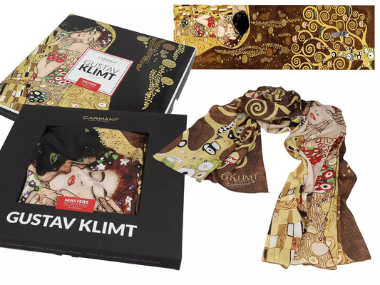Echarpe — Gustav Klimt, O Beijo — CARMANI