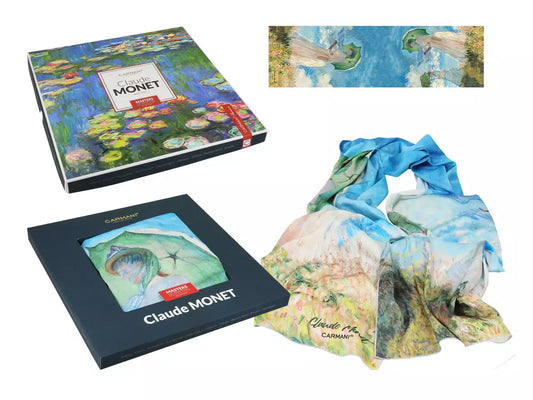 Echarpe — Claude Monet, Mulher com Sombrinha — CARMANI