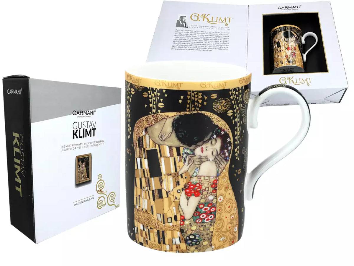 Caneca — Gustav Klimt, O Beijo — CARMANI