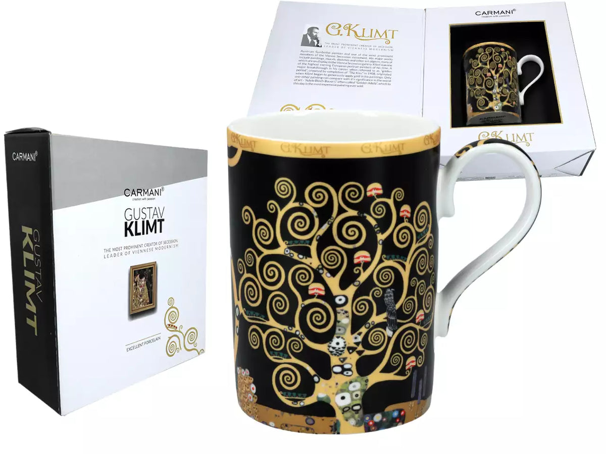Caneca — Gustav Klimt, A Árvore da Vida — CARMANI