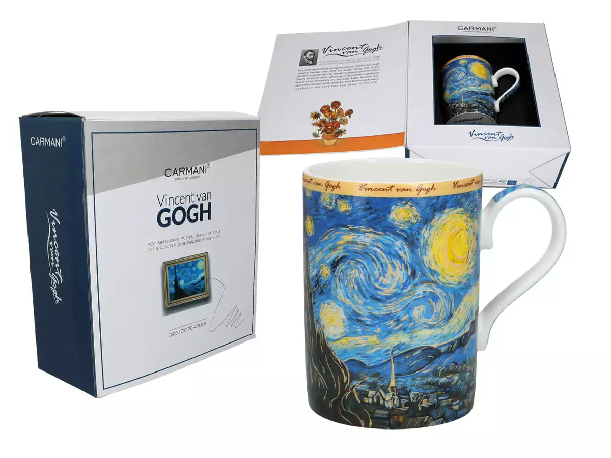Caneca — Vincent van Gogh, Noite Estrelada — CARMANI
