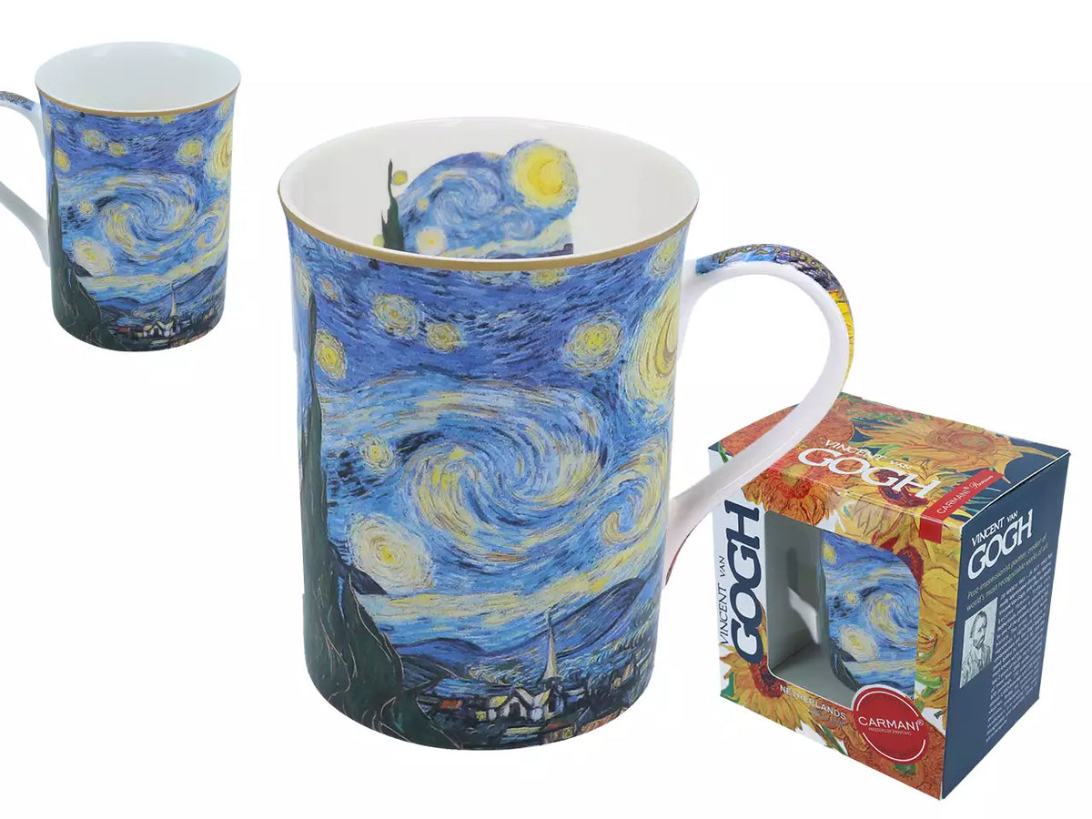 Caneca clássica — Vincent van Gogh, Noite Estrelada — CARMANI