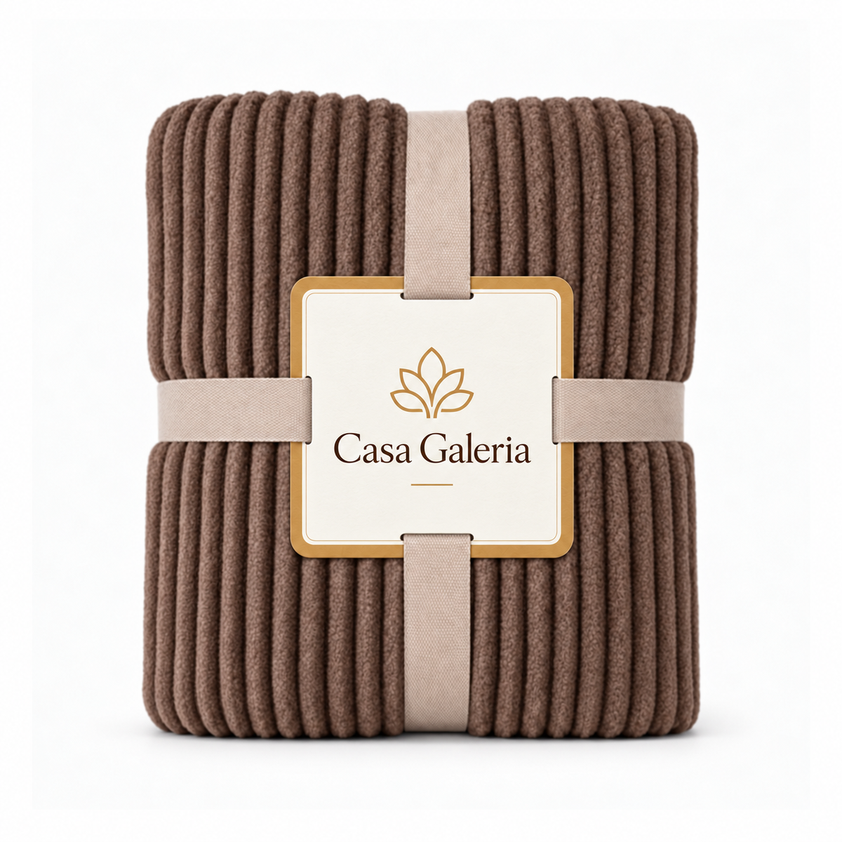 Manta castanha — Casa Galeria