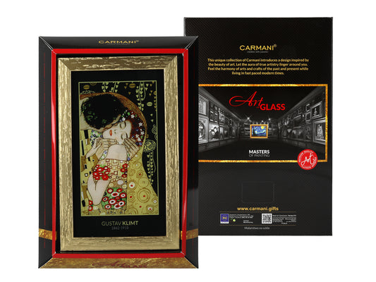 Gustav Klimt — O Beijo — Tela com Moldura 60x40cm