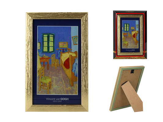 Vincent van Gogh — Quarto em Arlés — Tela com Moldura Grande 80x60cm