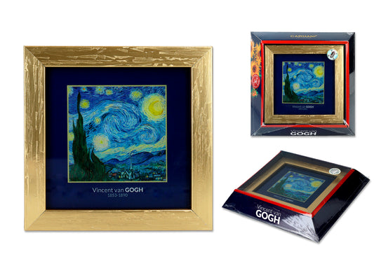 Vincent van Gogh — Trigal com Corvos — Tela com Moldura Grande 80x60cm